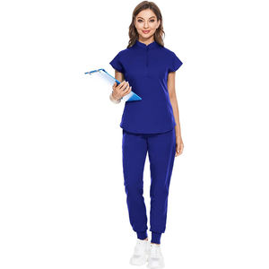 ชุดเครื่องแบบขัดตัวสำหรับจ็อกเกอร์ชุดผ้าคอตตอนผ้าโพลีเอสเตอร์ทางการแพทย์ชุดขัดผิว - Product Image 1