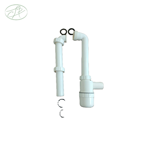 Kit de descarga de urinario de plástico moderno Co P con drenaje de PP y sifón antiolor para baño, inodoro, cocina - Product Image 3