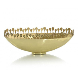 Elegante Tazón Decorativo de Metal para Mesa, Centro de Mesa Moderno y Lujoso para Mesa de Comedor, Cocina, Oficina y Decoración del Hogar - Product Image 1
