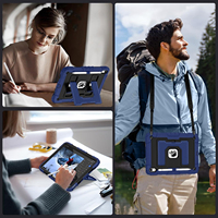 Funda de Silicona Resistente para Tablet PC con Soporte Grande y Porta Lápiz para iPad A16 11.ª Gen, iPad 10.ª Gen 10.9 Pulgadas OEM ODM
