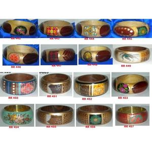 สร้อยข้อมือผู้หญิงเกรดสูงเป็นมิตรต่อสิ่งแวดล้อมกำไลข้อมือเรซิน rajasthani สีตามสั่ง - Product Image 5