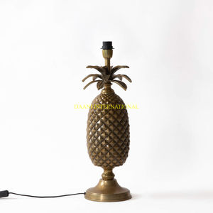 Aluminum Antique Pineapple Table Lamp With <b>Shade</b> Tropical Decorative Lighting For Living Room <b>Bedroom</b> Side Table <b>Light</b> And Lamps - Product Image 2