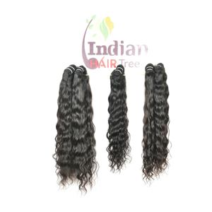 วิกต่อผมคนอินเดียคลื่นลึกม้วนผมลอนนุ่มสลวยสีดำธรรมชาติสำหรับผู้หญิง - Product Image 6