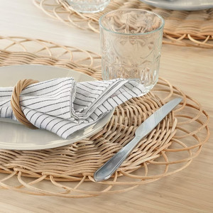 Servilleteros de ratán artesanales únicos, servilletero de ratán seleccionado superior para vajilla de cocina - Product Image 4