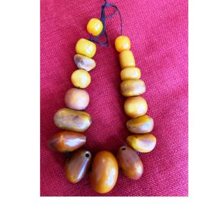 Large Water Buffalo Horn Handmade Eco-Friendly Religious Angel Buddhism Style Multicolor Necklace - Product Image 5