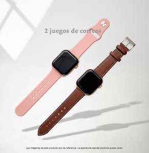 Reloj Inteligente 11 Mini 8ATM Resistente al Agua, Llamadas Bluetooth, Monitor de Ritmo Cardíaco, Deportivo, Pantalla Táctil, Blanco/Rosa con Protector - Product Image 5