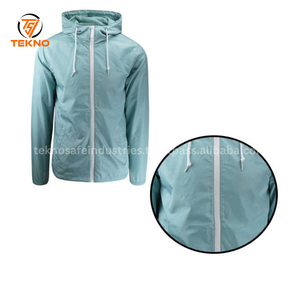 Cortavientos de poliéster para hombre de buena calidad, impermeable, chaqueta de lluvia, chaqueta de nieve, chaquetas cómodas de calidad superior para hombre OEM - Product Image 2