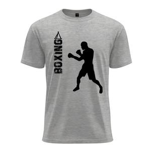 เสื้อยืดคอกลมผู้ชาย ผ้าฝ้าย 100% คุณภาพสูง ตัวเลือกการพิมพ์แบบกำหนดเอง ลายตัวอักษรแบบถัก ดีไซน์เรียบง่าย น้ำหนัก 300 กรัม สไตล์ลำลอง - Product Image 3