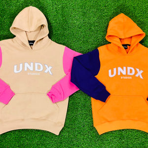 Sweat à capuche surdimensionné et lourd en éponge française pour hommes avec motif imprimé brodé en 3D Fabricants de vêtements d'hiver - Product Image 1