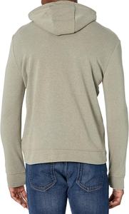 Sweat à capuche unisexe de luxe surdimensionné 100 % coton, avec logo personnalisé brodé et perlé, manches longues, teint uni, hiver - Product Image 4