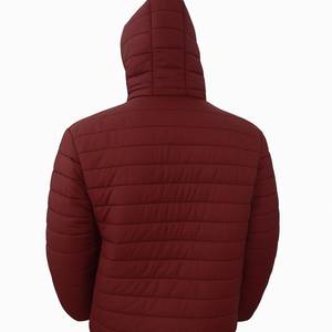 Manteau d'hiver imperméable pour hommes avec capuche Veste bouffante avec logo personnalisé Vêtements d'extérieur chauds et coupe-vent - Product Image 1