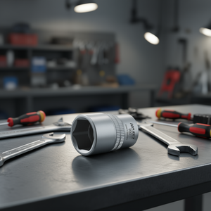 Llave de vaso cuadrada Hazet de 1/2'' y 6 puntas con perfil de tracción y moleteado - Product Image 3