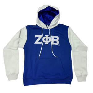 Sudadera bordada con logotipo universitario de Zeta Phi Beta Sorority INC - Product Image 1