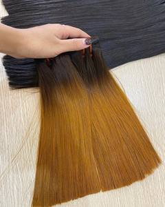 Offre Spéciale ombre couleur vive os droit vietnamien vierge faisceaux de cheveux humains pas cher extensions de cheveux faisceaux de cheveux bruts en gros - Product Image 5