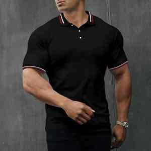 Polo de manga corta de algodón 2025-Venta al por mayor Camiseta Polo larga Impresión de últimos diseños para hombres - Product Image 1