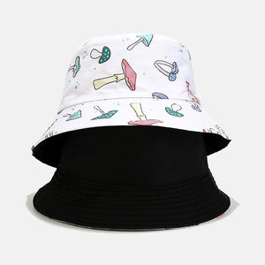 100% algodón moda pescador cubo sombreros alta calidad personalizado bordado Logo elegante cubo sombrero para adultos - Product Image 4