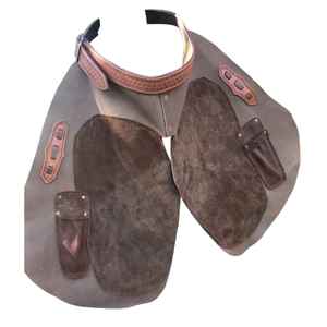Delantal de herrador de cuero completo de primera calidad, ajustable para hombres y mujeres, instrumento quirúrgico veterinario reutilizable, cuidado de pezuña, caballo - Product Image 2