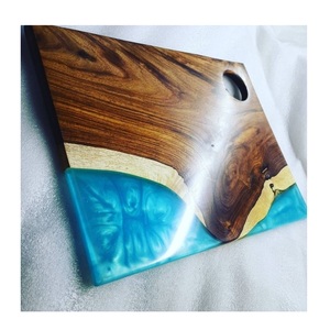 Planche à découper en bois d'acacia et résine pour cuisine et hôtel bloc à découper élégant pour la préparation des aliments vente en gros - Product Image 3
