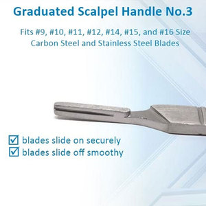 Manches de scalpel de haute qualité, couleur et taille personnalisées, vente en ligne, instruments chirurgicaux, manches de scalpel - Product Image 4