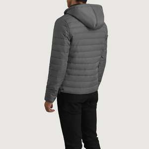 Tyler Grey <b>Casual</b> Reversible Hooded Puffer <b>Jacket</b> High Water Proof Embroidered Patchwork Standing Zippered Closure XS for Autumn - Product Image 6
