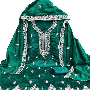 Fox Jorjet Broderie avec fond en soie intérieure et santon et costume de robe Dupatta pour femme - Product Image 1