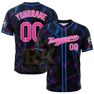 2025 Custom Sublimation <b>Baseball</b> Jersey Wholesale <b>Baseball</b> <b>Tee</b> Shirts <b>Baseball</b> & Softball Wear Customized OEM Service - Product Image 4