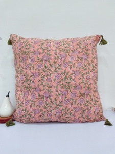 100% bông hoa sen nhỏ màu vàng in thân thiện với môi trường tùy chỉnh đệm Bìa phía trước trở lại buti gối trường hợp tùy chỉnh - Product Image 6