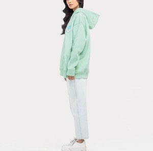 Sudaderas con capucha transpirables antibolitas bordadas con logotipo personalizado para mujer, ropa de invierno cómoda informal a la moda con estilo, venta al por mayor - Product Image 3
