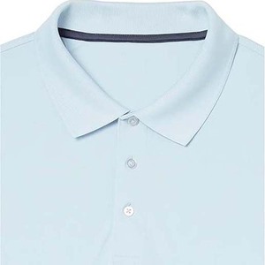 Camisetas de polo de golf informales personalizadas OEM para hombre, de secado rápido, manga corta, algodón, patrón sólido, de talla grande, transpirable, antibolitas - Product Image 5