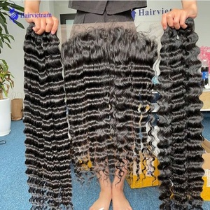 Extensión de cabello humano con cierre frontal de encaje completo sin pegamento al por mayor - Product Image 6