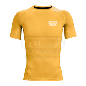 Offre Spéciale hommes manches courtes Fitness chemises Gym athlétique Sport hommes 100% coton biologique Fitness t-shirt - Product Image 1