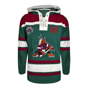 Sweat à capuche de hockey de performance avec conception personnalisée tissu à séchage rapide évacuant l'humidité jeux de pratique impression de maillots de hockey sur glace - Product Image 5