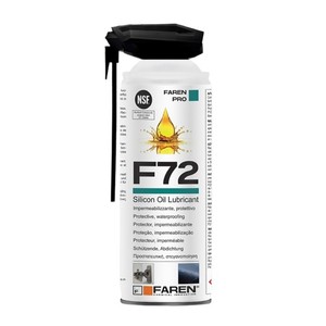 Spray Lubrificante al Silicone F72 con Diffusore Ampio 400ml. (Faren 972SDESPPT) - Product Image 1