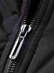 Veste d'hiver pour homme à imprimé, fermeture éclair décontractée, matière polyester, duvet, taille plus, pour la vente en gros de vestes pour homme - Product Image 4