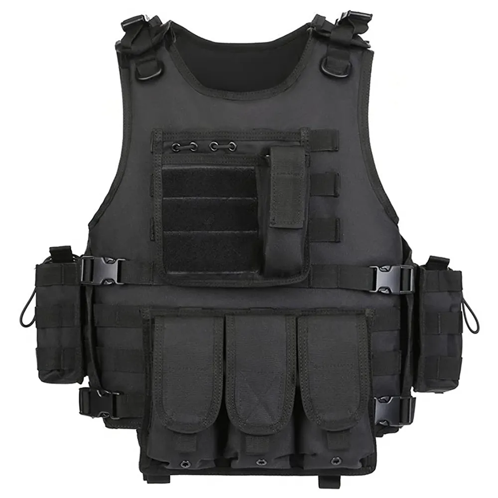 Multifunctionele Tactische Vest Plaat Drager Vest Verstelbaar En Ademend Gewicht Oefening Training Custom Logo Vest