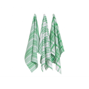 Quick <b>Absorbing</b> 100% Cotton Embroidered 20x30 Inches 140 GSM Recyclable Lightweight Soft Budget Friendly Best Stripes Dish Towel - Product Image 1