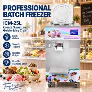 Machine à glace dure grande capacité Kolice ICM-25L, verticale, 90-95L/H, cylindre de 25L, triphasée 380V, refroidie par eau - Product Image 1