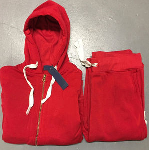 Conjunto Deportivo de Invierno Personalizado de Moda, Color Blanco Sólido, 100% Algodón, Transpirable, de Secado Rápido, Ligero, Manga Larga, para Hombre - Product Image 4