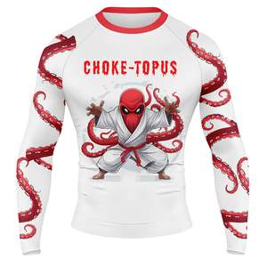 ODM customized High Quality Custom Rash Guard Men Wholesale Spandex Bjj Rash Guard Surfing Diving Rash Guard - Product Image 1