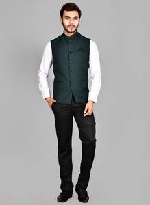 Veste de costume verte pour homme de marque en gros pour les occasions spéciales, les mariages et les soirées, disponible à la vente - Product Image 2