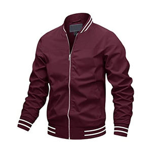 Chaqueta Bomber Varsity personalizada de alta calidad, ropa de entrenamiento de invierno con logotipo bordado, lana y Material de tela al por mayor - Product Image 2