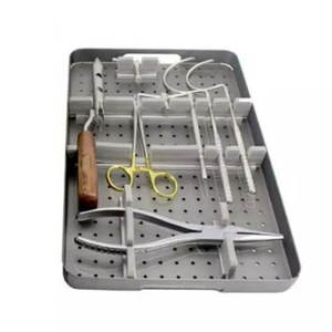 Juego de herramientas ortopédicas con alambre Kirschner, herramientas quirúrgicas de hueso veterinario, acero inoxidable alemán de alta calidad - Product Image 2