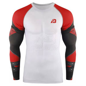 Chemises de compression à manches longues pour hommes, couleur unie, logo personnalisé, nouveau style de chemises de compression pour hommes - Product Image 2
