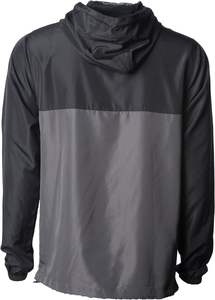 Vestes coupe-vent personnalisées avec logo brodé pour hommes, saison printemps, OEM, fermeture éclair personnalisée, capuche imprimée, coupe-vent non tissé - Product Image 2