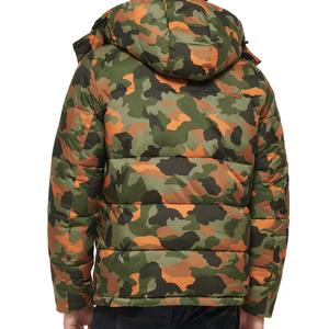 Veste d'hiver personnalisée pour hommes Manteau de pluie décontracté à col montant 100% coton de haute qualité pour garçons High Street Style - Product Image 6