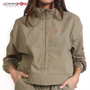 Conjunto de pantalones cortos cortavientos de verano para mujer con forro de malla y sensación ligera Conjunto de pantalones cortos cortavientos de moda - Product Image 2