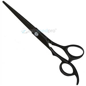 Ciseaux de barbier en titane noir de précision pour le coiffage, ciseaux de coupe de cheveux en titane noir pour coiffeur - Product Image 2