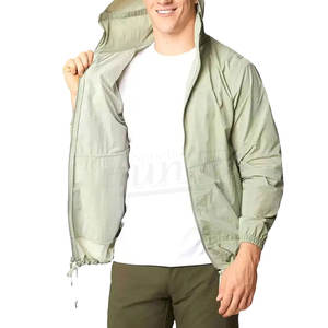 Personalizable transpirable rompevientos impermeable y a prueba de viento de talla grande abrigos para hombre chaquetas al aire libre - Product Image 1