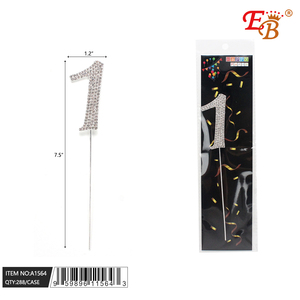 ของตกแต่งหน้าเค้กทำจากอะคริลิก7.5 "1" มีแบบ288ชิ้น/CS สำหรับวันเกิดวันขอบคุณพระเจ้าและการตกแต่งวันสำเร็จการศึกษาสำหรับงานปาร์ตี้วันพ่อ - Product Image 1