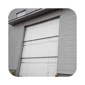 Sales stainless steel modern design windproof garage doors steel section sliding doors